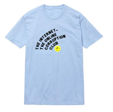 The Internet Is Corruption - SS18 - Ice Blue